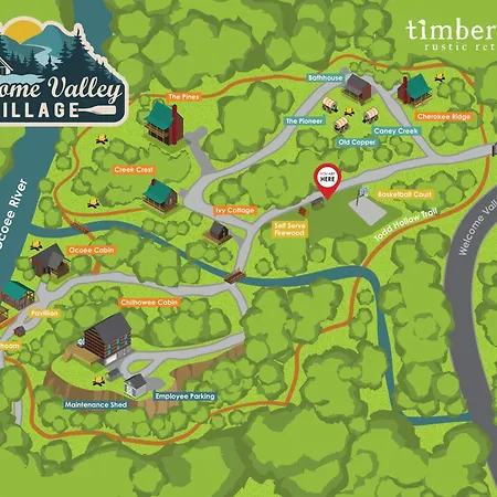 The Pines Riverside Log Cabin On The Ocoee